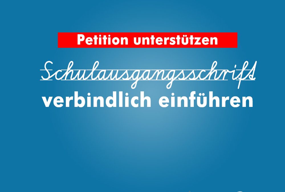 AfD unterstützt Schreibschrift-Petition