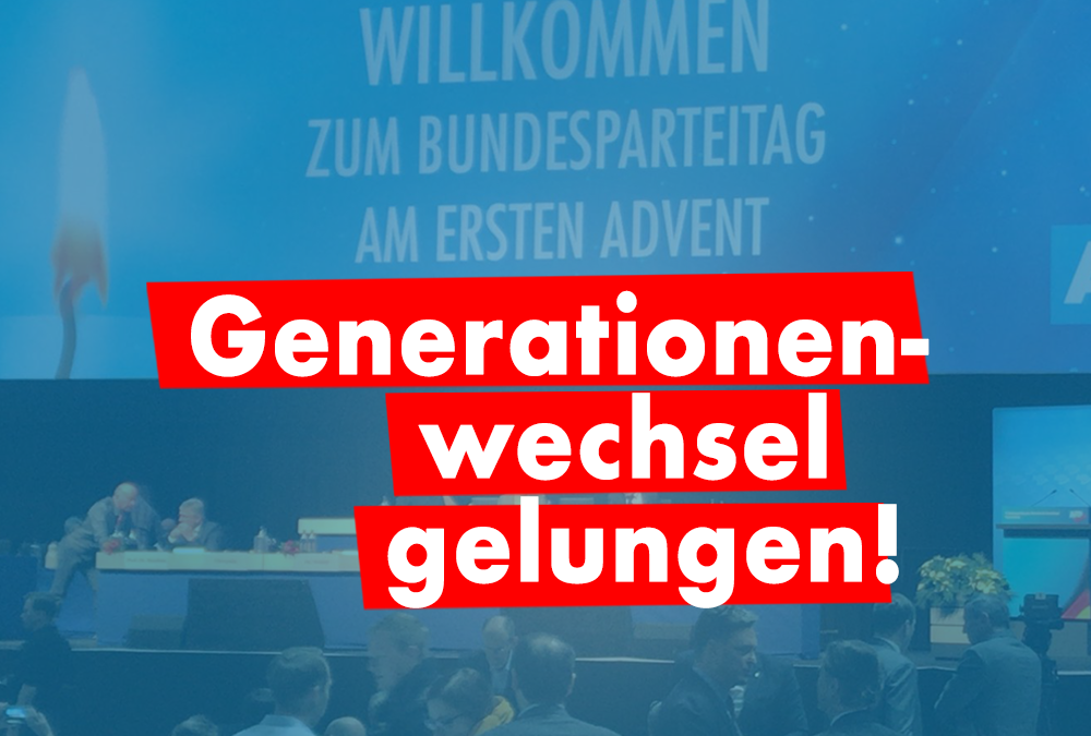 AfD-Parteitag: „Generationenwechsel gelungen“