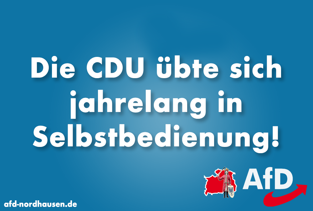 CDU-Fraktion im Thüringer Landtag wirft den Linken Selbstbedienung vor