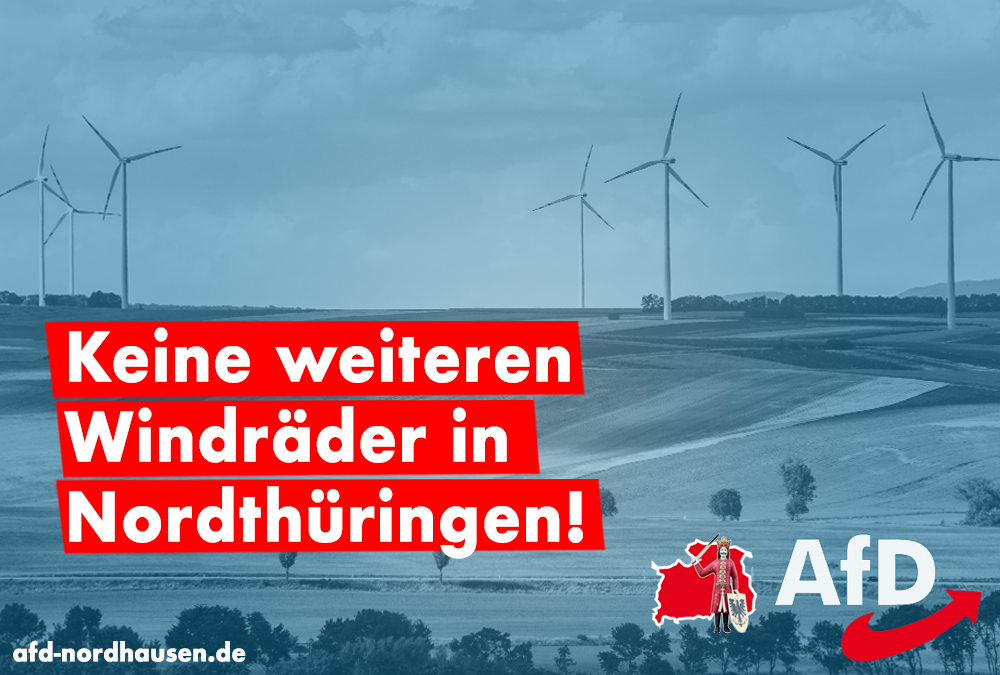 Keine neuen Windräder in Nordthüringen!