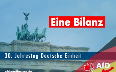 30 Jahre Deutsche Wiedervereinigung, eine Bilanz