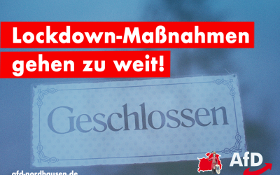 AfD entschieden gegen weiteren Lockdown