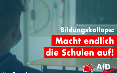 Macht endlich die Schulen auf!