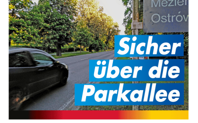 Sicher über die Parkallee