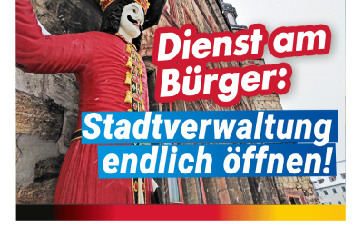 Stadtverwaltung für Bürger öffnen