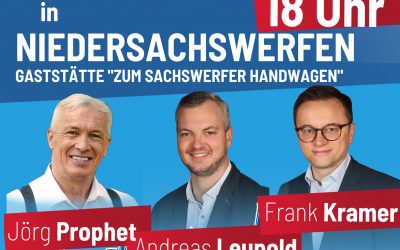 AfD lädt zum Bürgerdialog in Niedersachswerfen